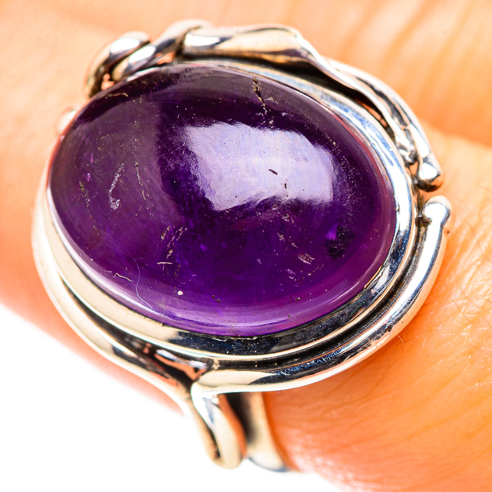 Amethyst 925 Sterling Silver Ring Size 7.5 (925 Sterling Silver) RING137496