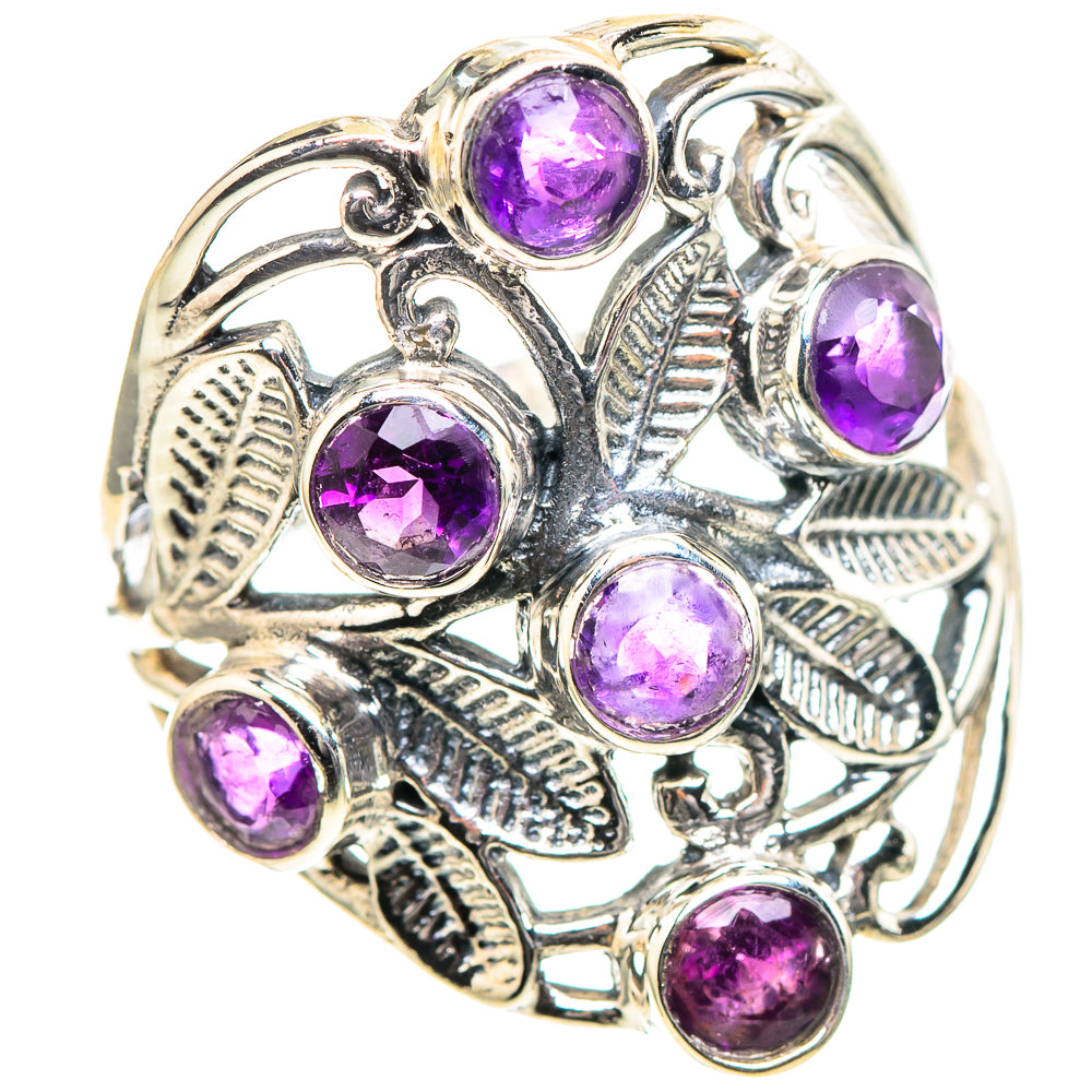 Faceted Amethyst Ring Size 8 (925 Sterling Silver) RING136625