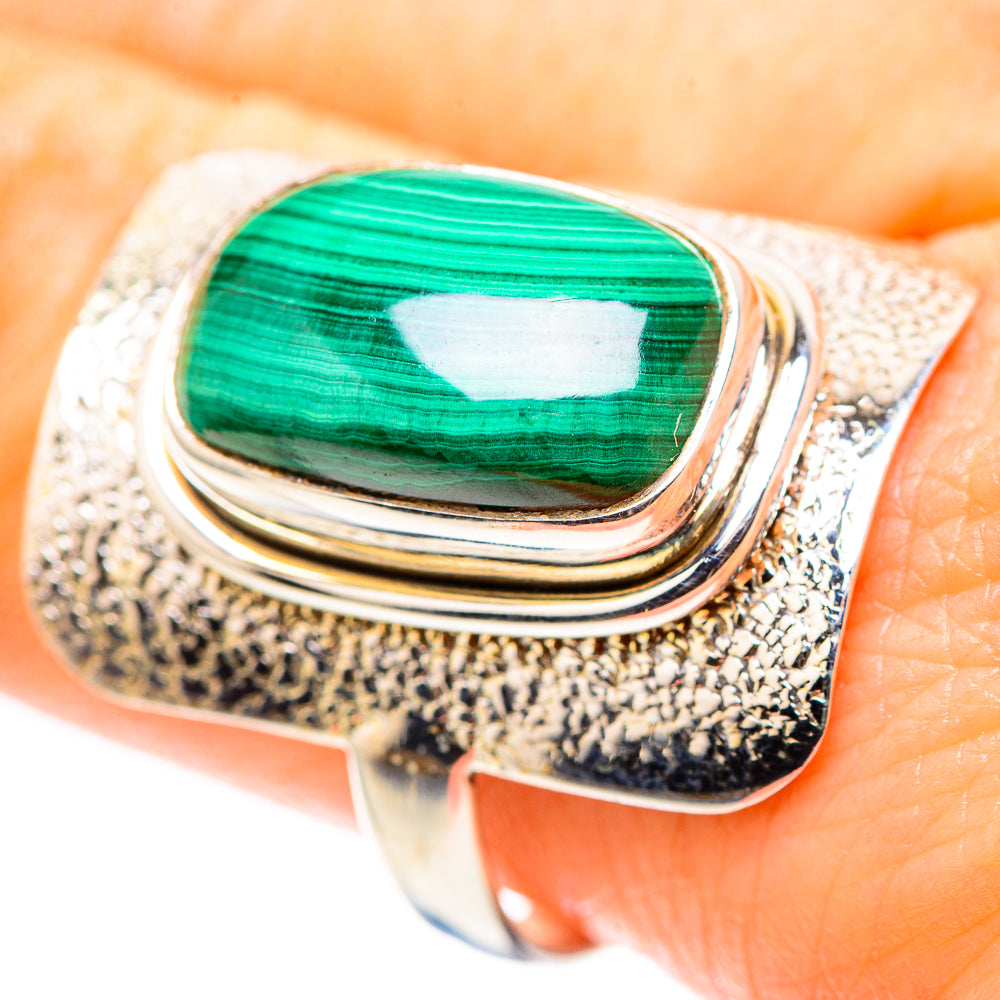 Malachite 925 Sterling Silver Ring Size 11 (925 Sterling Silver) RING137378