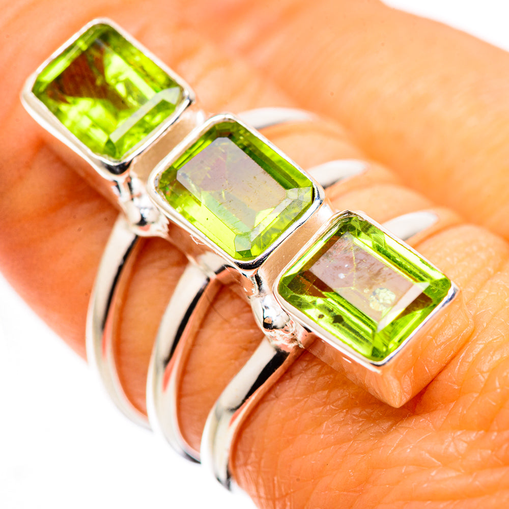 Peridot Ring Size 8.25 (925 Sterling Silver) RING134784