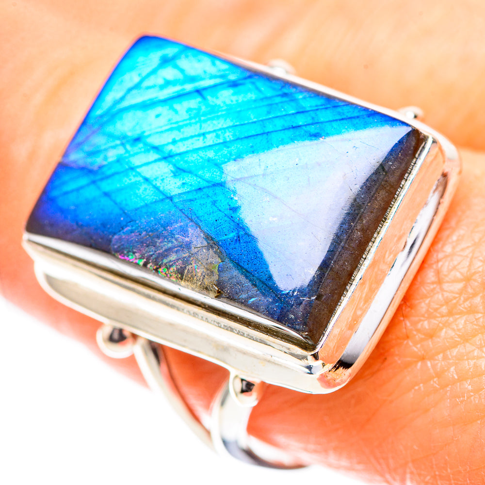 Labradorite Ring Size 9 (925 Sterling Silver) RING136593