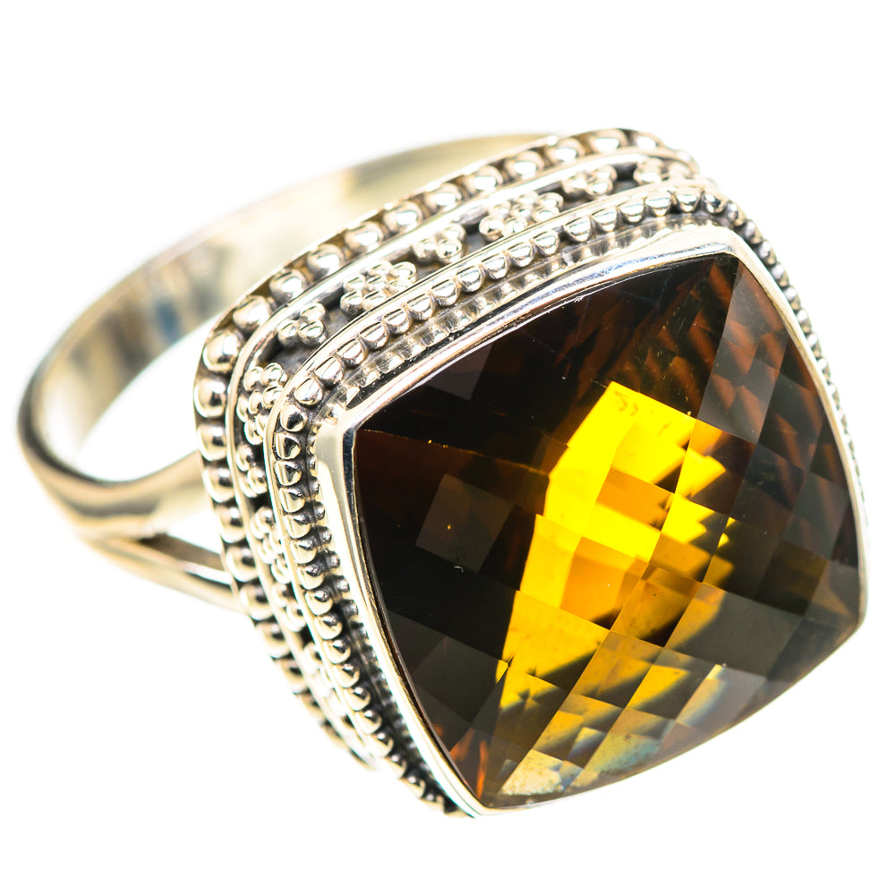 Large Mandarin Citrine Ring Size 10 (925 Sterling Silver) RING136922