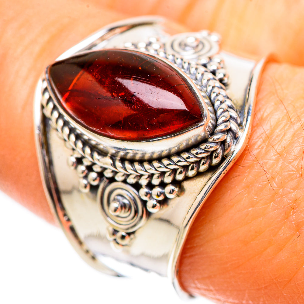 Baltic Amber Ring Size 8.25 (925 Sterling Silver) RING135243