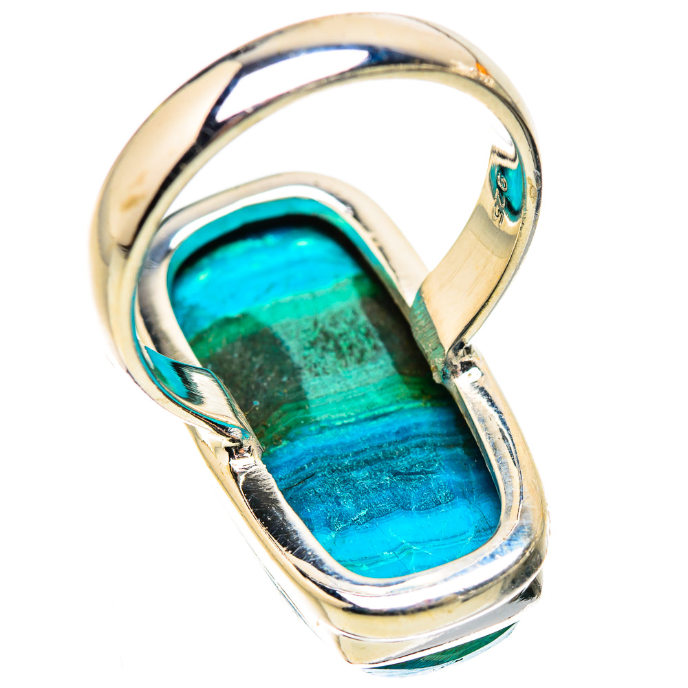 Malachite In Chrysocolla Ring Size 6.25 (925 Sterling Silver) RING135469