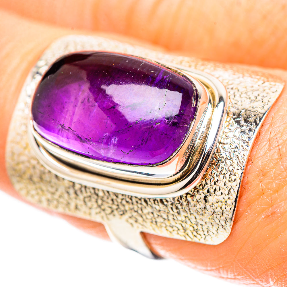 Amethyst 925 Sterling Silver Ring Size 7.75 (925 Sterling Silver) RING137463