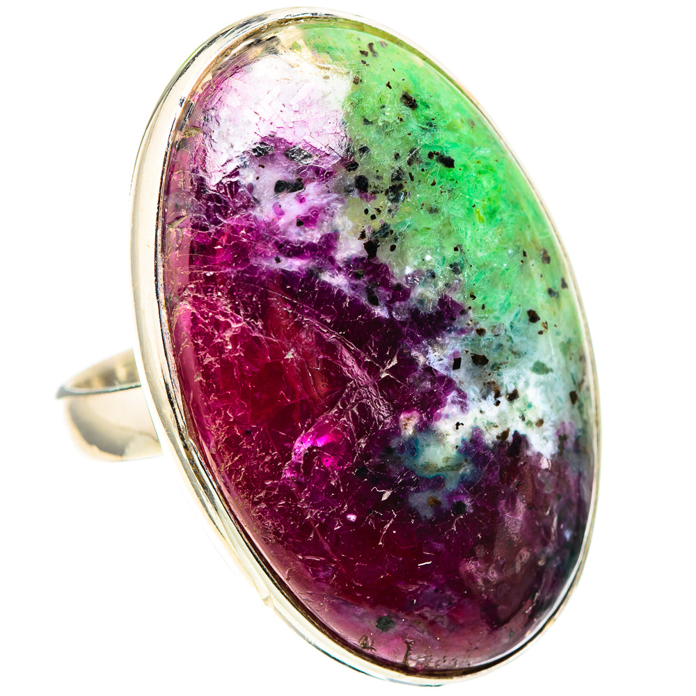 Large Ruby Zoisite Ring Size 9.5 (925 Sterling Silver) RING136961
