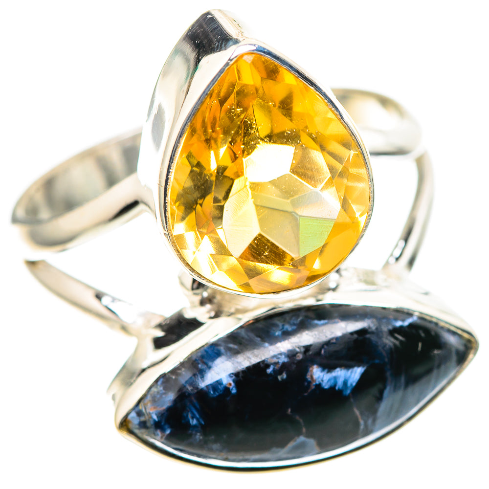 Pietersite, Citrine Ring Size 9.75 (925 Sterling Silver) RING136582