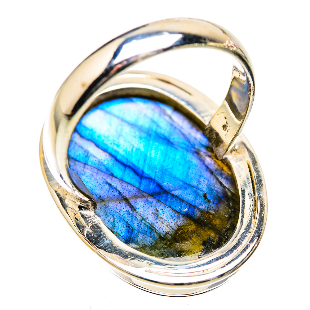 Large Labradorite Ring Size 8.5 (925 Sterling Silver) RING135895