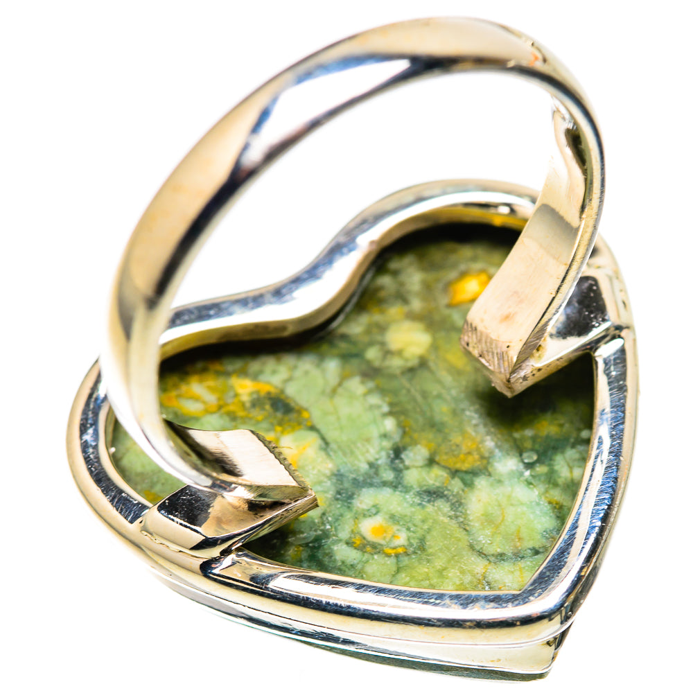 Large Rainforest Jasper Ring Size 10.75 (925 Sterling Silver) RING136107