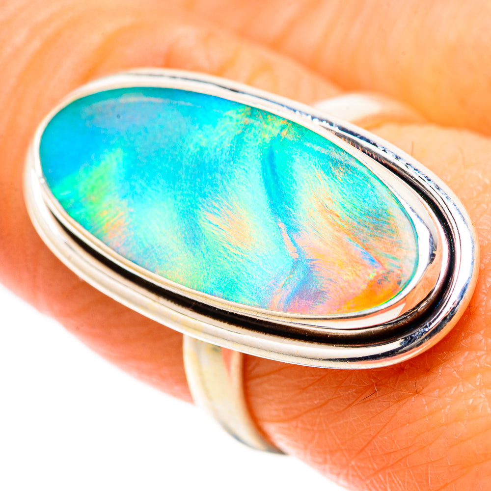 Aura Opal Ring Size 7.5 (925 Sterling Silver) RING135524
