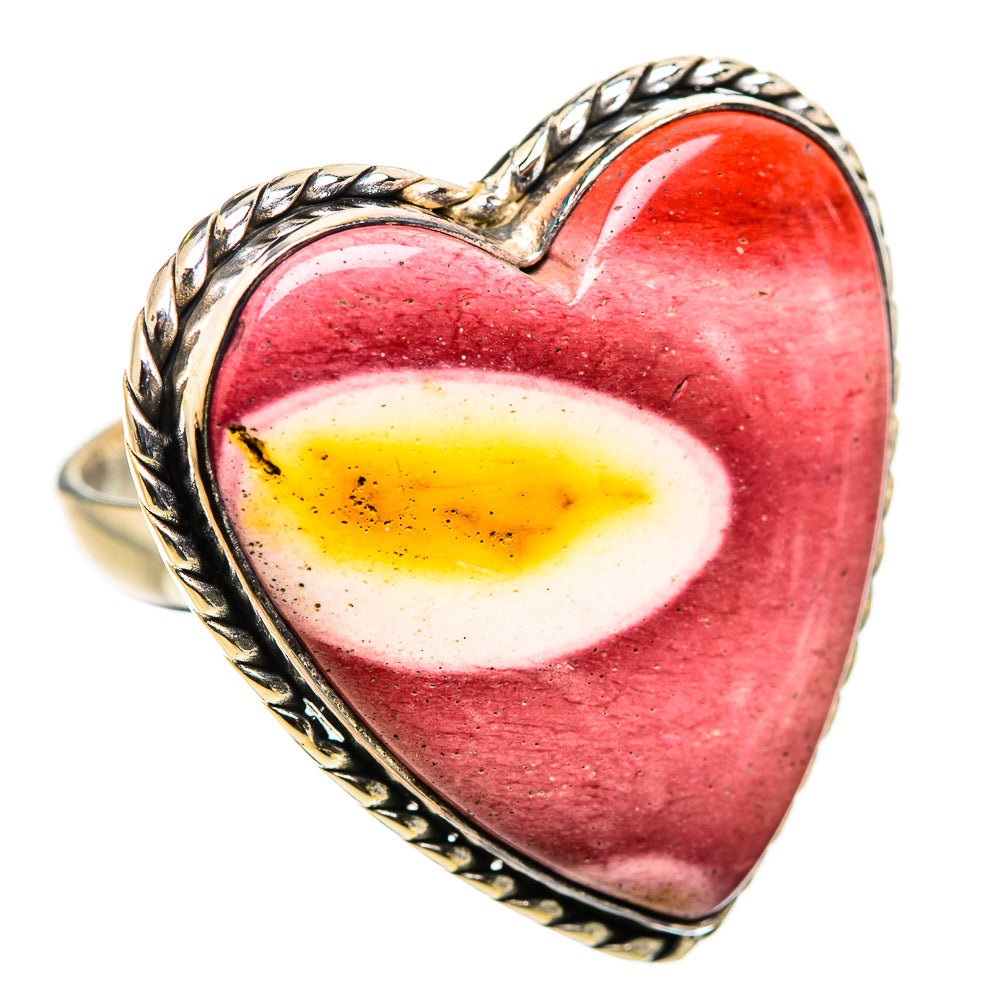 Large Mookaite Ring Size 10.75 (925 Sterling Silver) RING135700