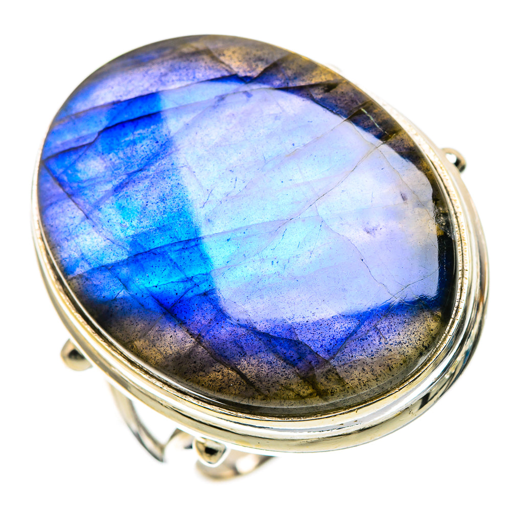 Large Labradorite Ring Size 10 (925 Sterling Silver) RING136175