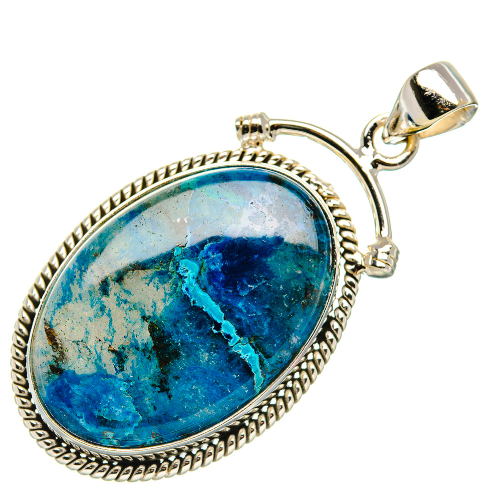 Shattuckite Pendant 1 7/8" (925 Sterling Silver) PD37149