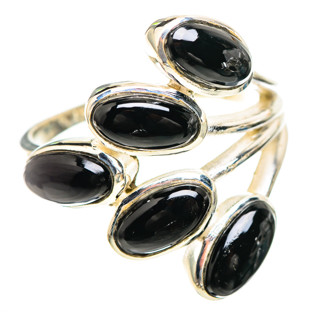 Black Onyx Ring Size 8.25 (925 Sterling Silver) RING136451