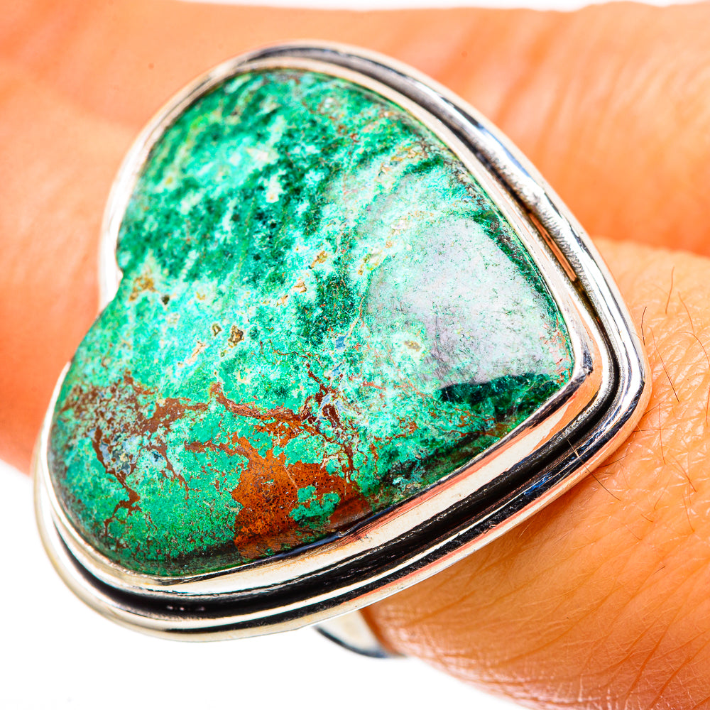 Malachite Ring Size 7.75 (925 Sterling Silver) RING134933