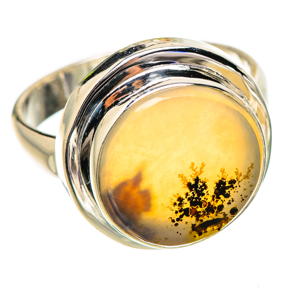 Scenic Dendritic Agate Ring Size 7 (925 Sterling Silver) RING135242