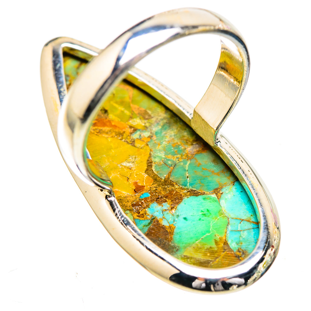 Large Blue Copper Composite Turquoise Ring Size 6.25 (925 Sterling Silver) RING135928