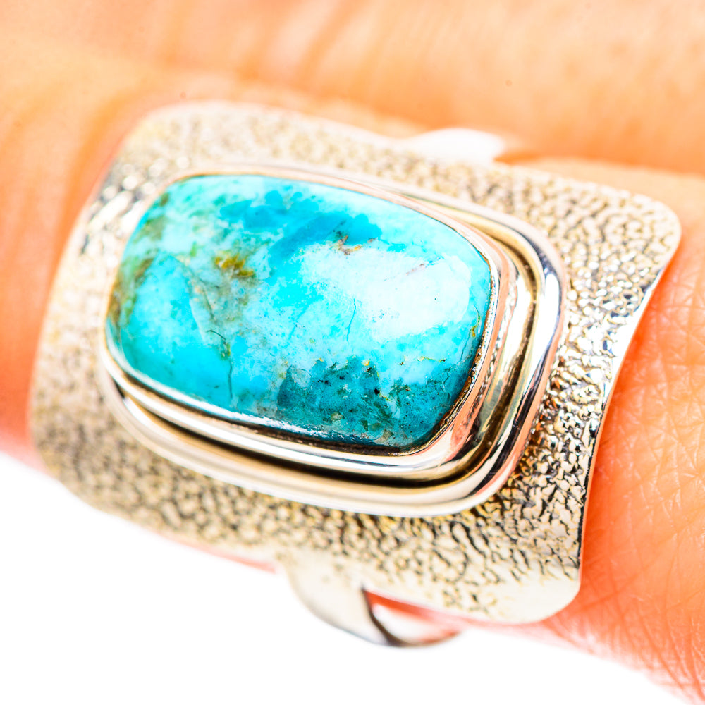 Chrysocolla 925 Sterling Silver Ring Size 9.5 (925 Sterling Silver) RING137407