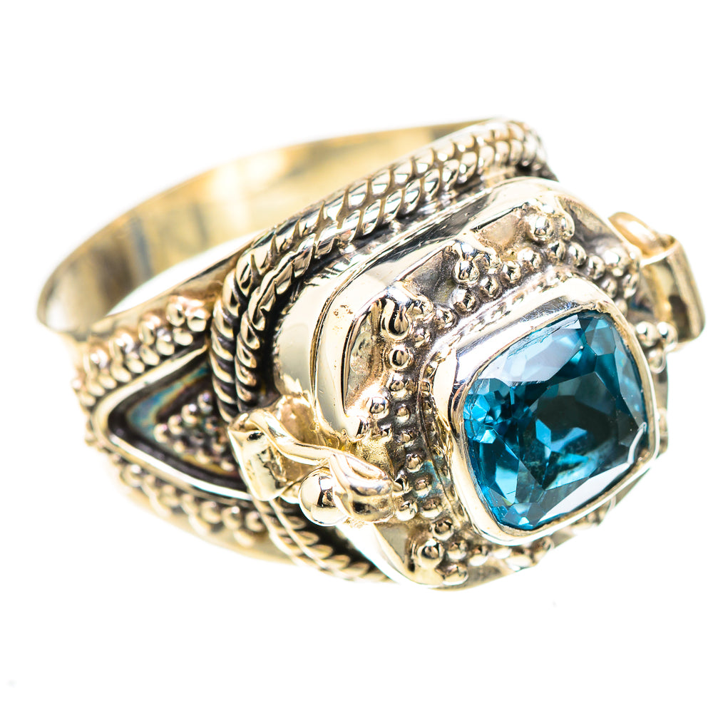 Poison Blue Topaz 925 Sterling Silver Ring Size 8.75 (925 Sterling Silver) RING137279