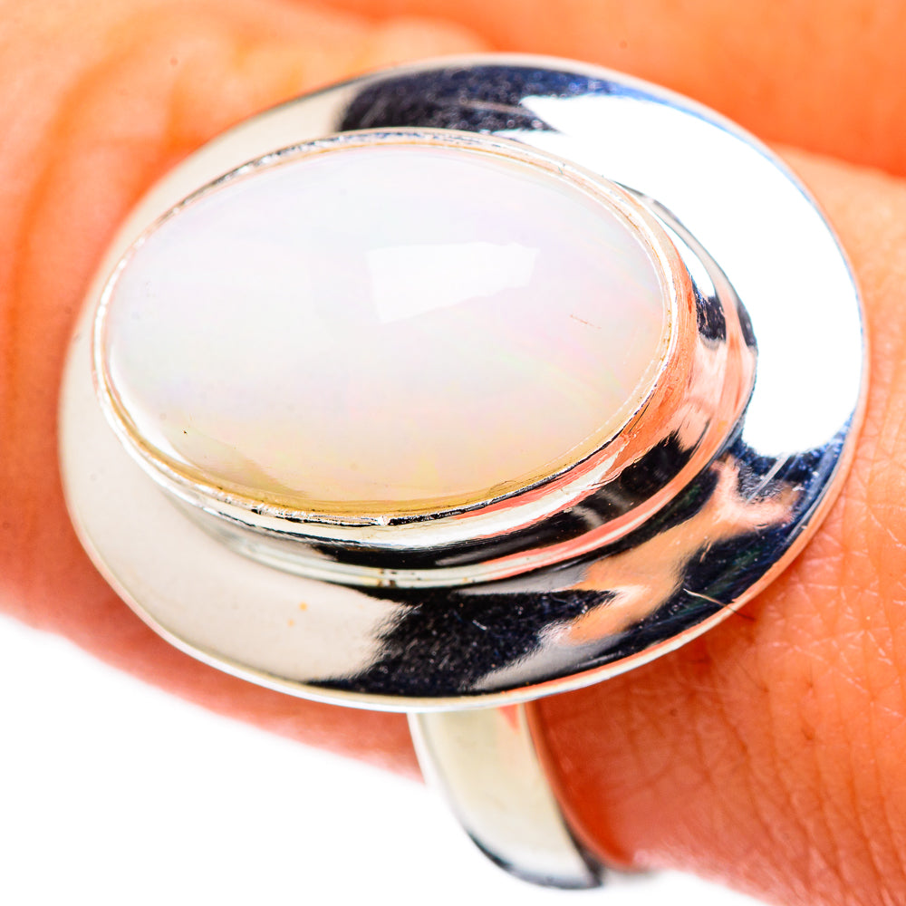 Rainbow Moonstone Ring Size 10 (925 Sterling Silver) RING135416