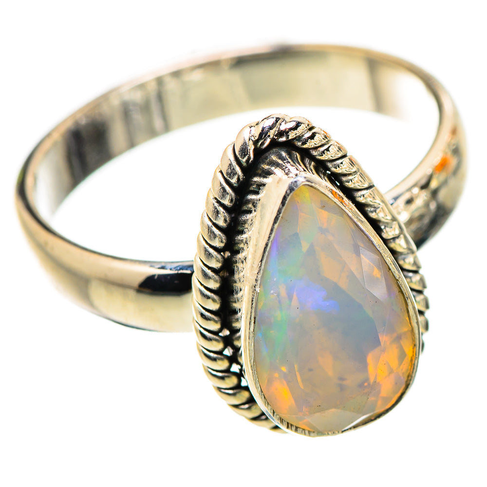 Ethiopian Opal Ring Size 8 (925 Sterling Silver) RING135686