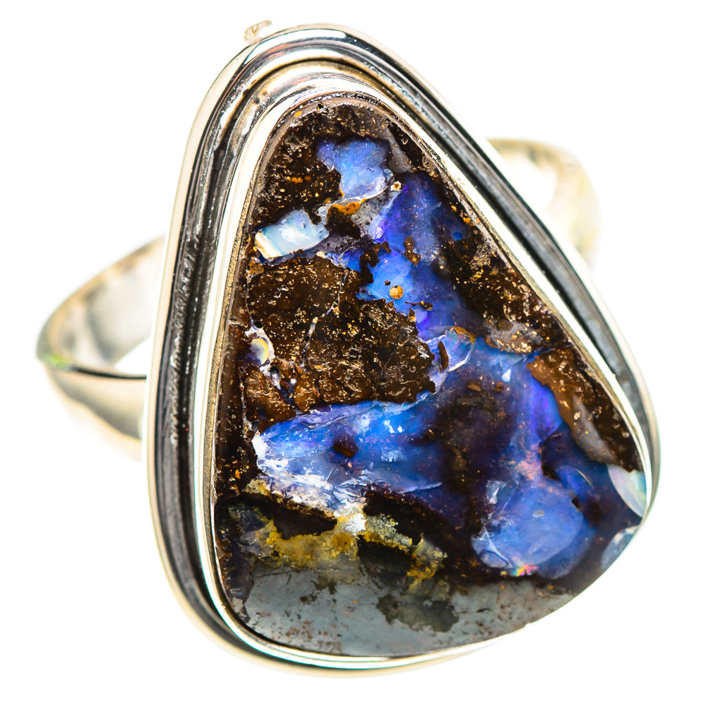 Boulder Opal Ring Size 8 (925 Sterling Silver) RING136637