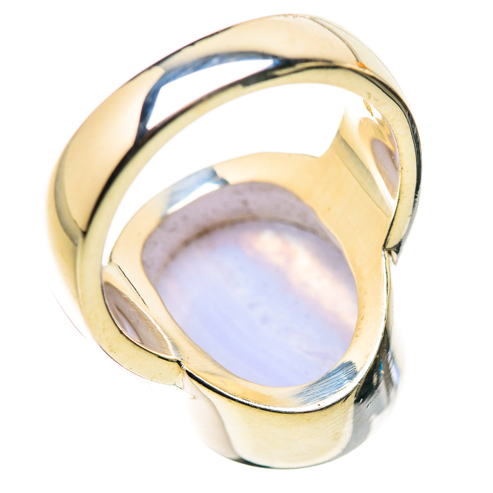 Blue Lace Agate Ring Size 7 (925 Sterling Silver) RING134590