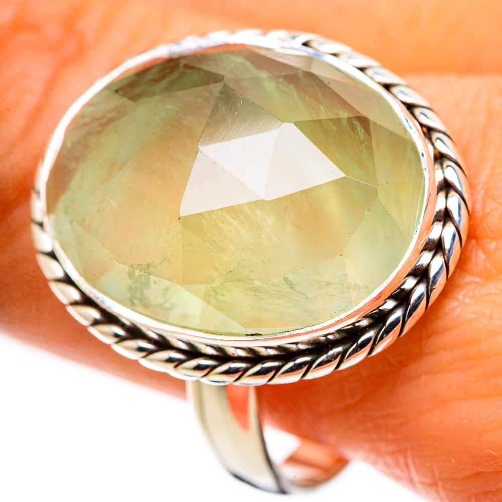 Prehnite Ring Size 10.75 (925 Sterling Silver) RING134764