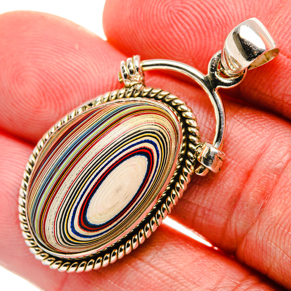 Fordrite 925 Sterling Silver Pendant 1 5/8" (925 Sterling Silver) PD37620