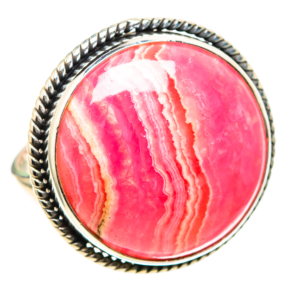 Large Rhodochrosite 925 Sterling Silver Ring Size 8 (925 Sterling Silver) RING137523