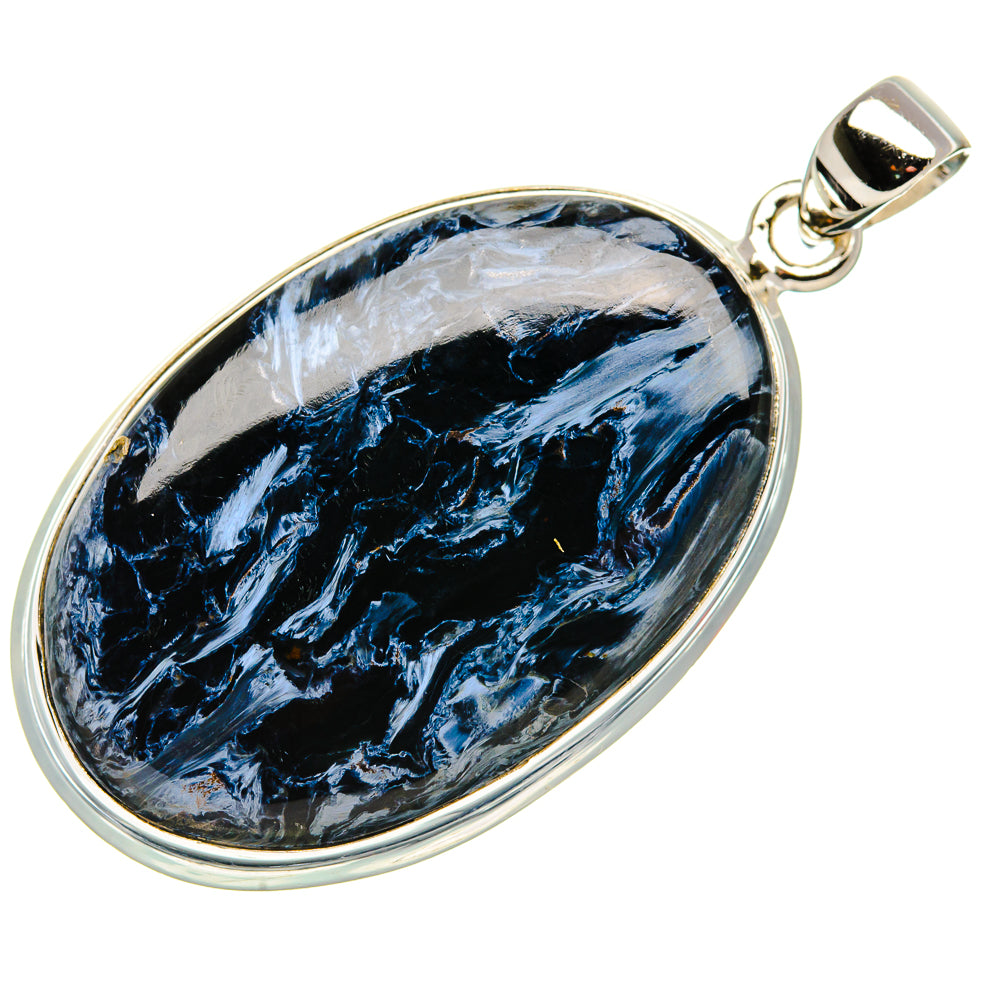 Pietersite 925 Sterling Silver Pendant 2" Ana Co P37026