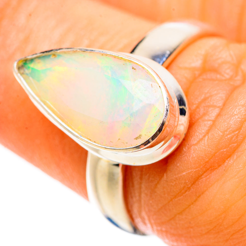 Ethiopian Opal Ring Size 6.5 (925 Sterling Silver) RING135470