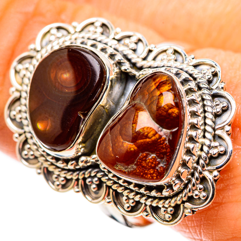 Mexican Fire Agate Ring Size 9.75 (925 Sterling Silver) RING134936