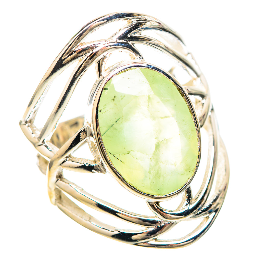 Prehnite 925 Sterling Silver Ring Size 6 (925 Sterling Silver) RING137175