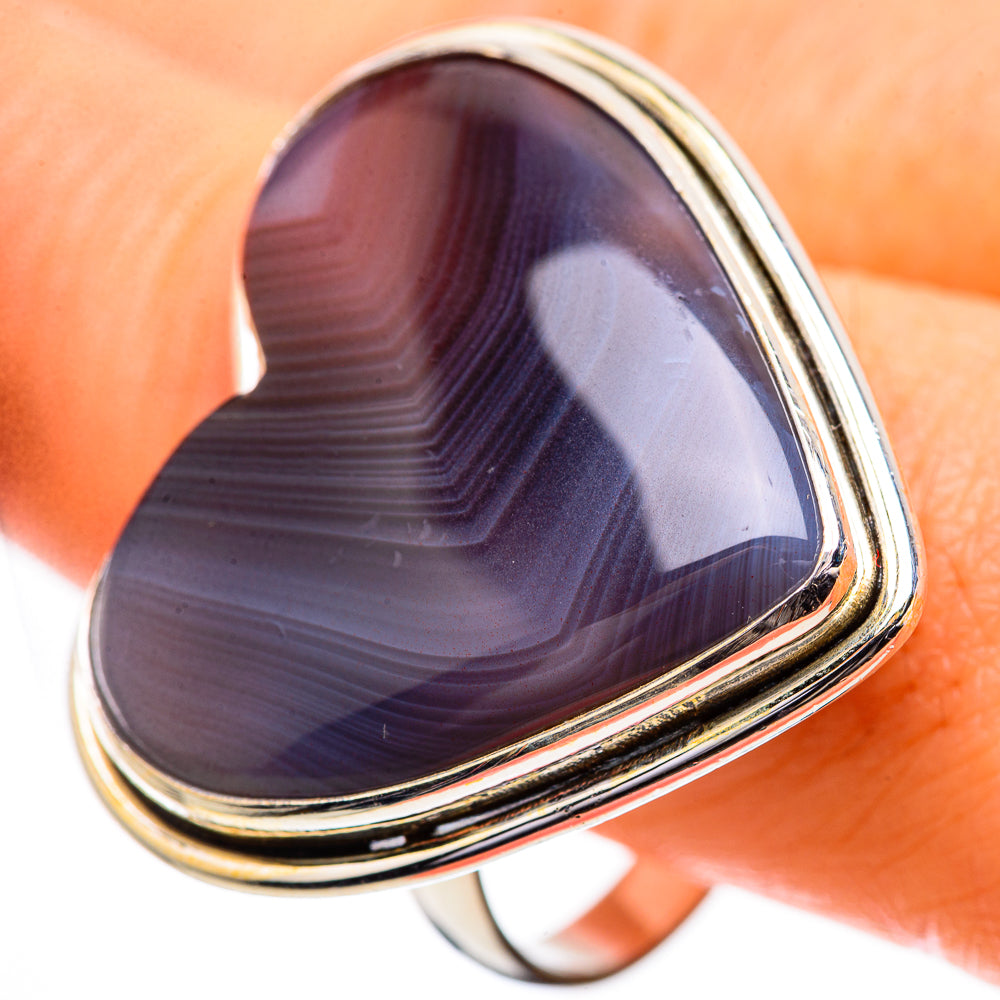 Large Botswana Agate Ring Size 12.75 (925 Sterling Silver) RING135916