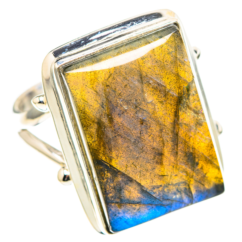 Labradorite Ring Size 9 (925 Sterling Silver) RING136593