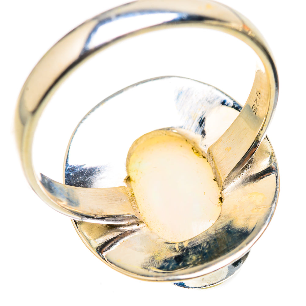 Rainbow Moonstone Ring Size 10 (925 Sterling Silver) RING135416