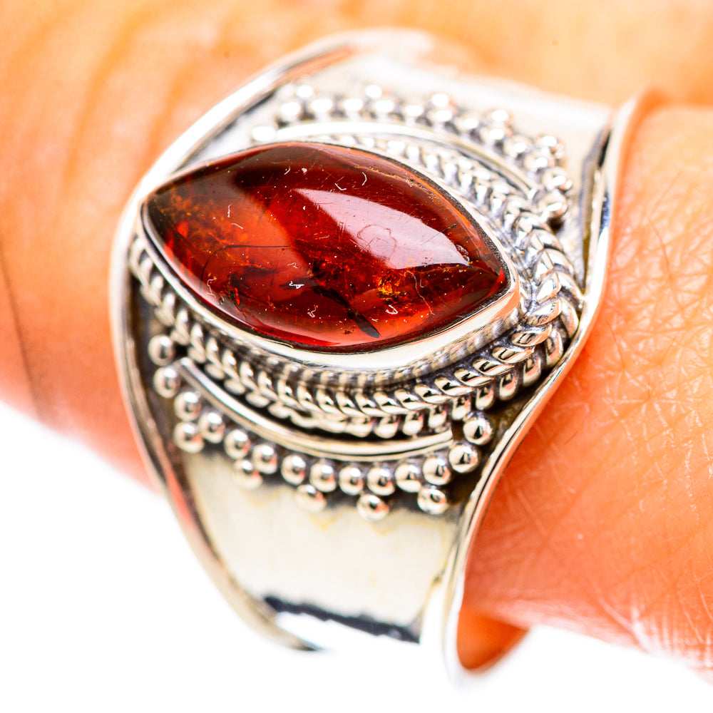 Baltic Amber Ring Size 10.5 (925 Sterling Silver) RING136393