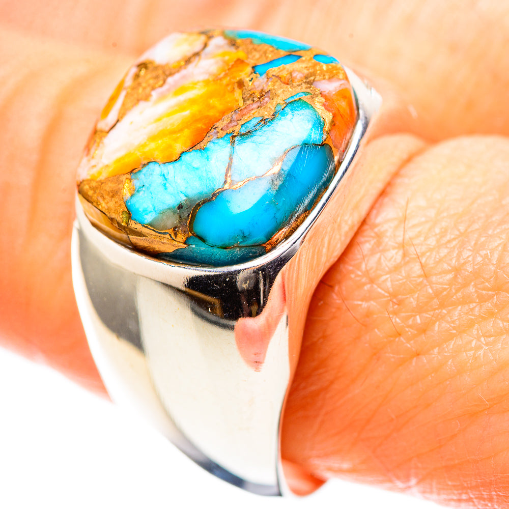 Spiny Oyster Turquoise Ring Size 9.75 (925 Sterling Silver) RING136655