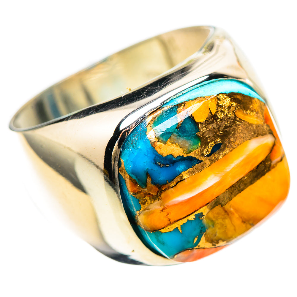 Spiny Oyster Turquoise Ring Size 7 (925 Sterling Silver) RING136375
