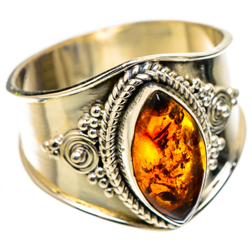 Baltic Amber Ring Size 10.25 (925 Sterling Silver) RING135219