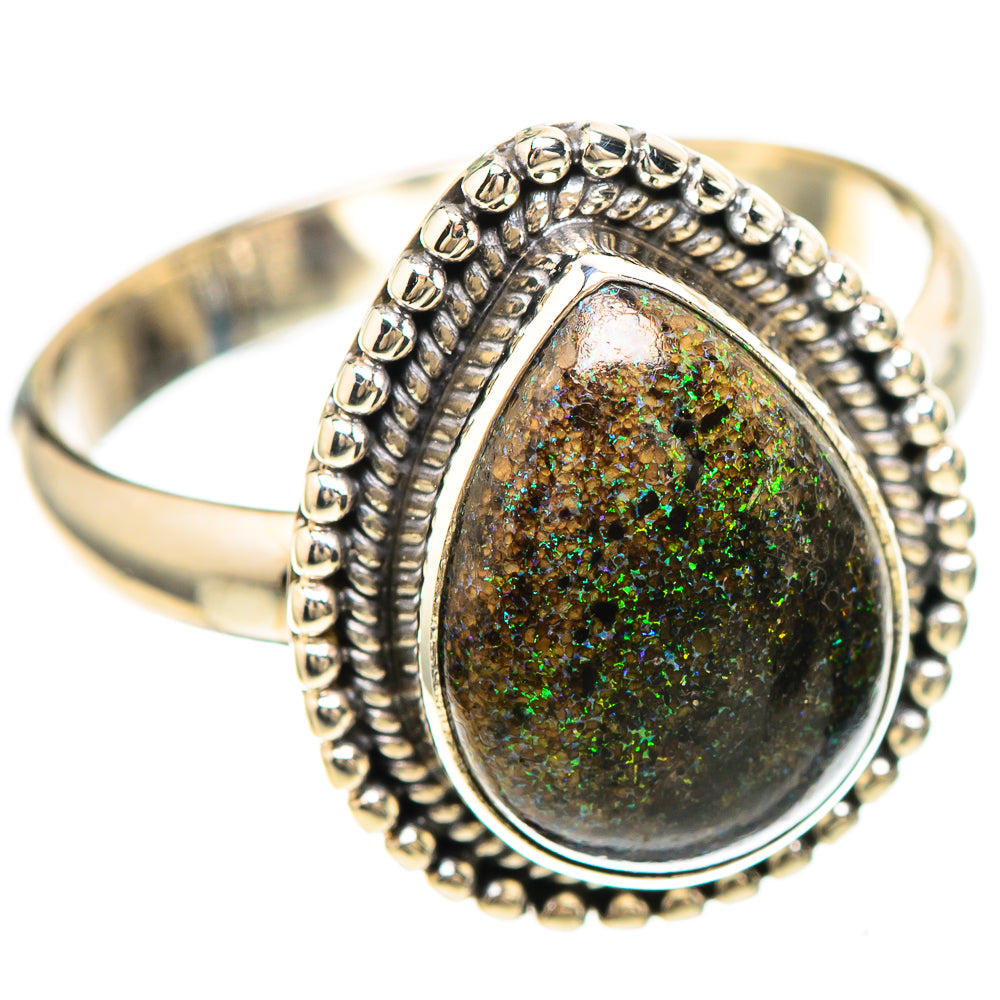 Andamooka Opal Ring Size 9 (925 Sterling Silver) RING137019