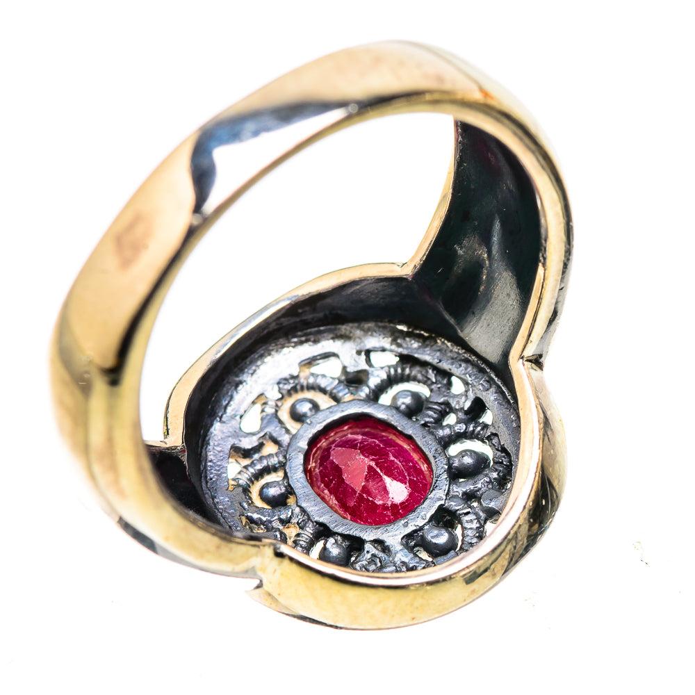 Anasilvercos Ruby Ring Size 9 (925 Sterling Silver)