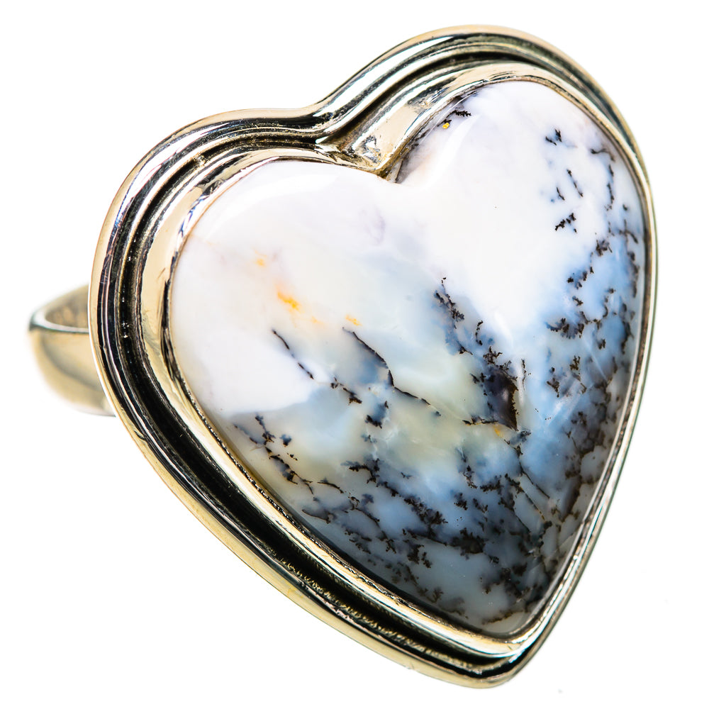 Large Dendritic Opal Ring Size 9 (925 Sterling Silver) RING135365