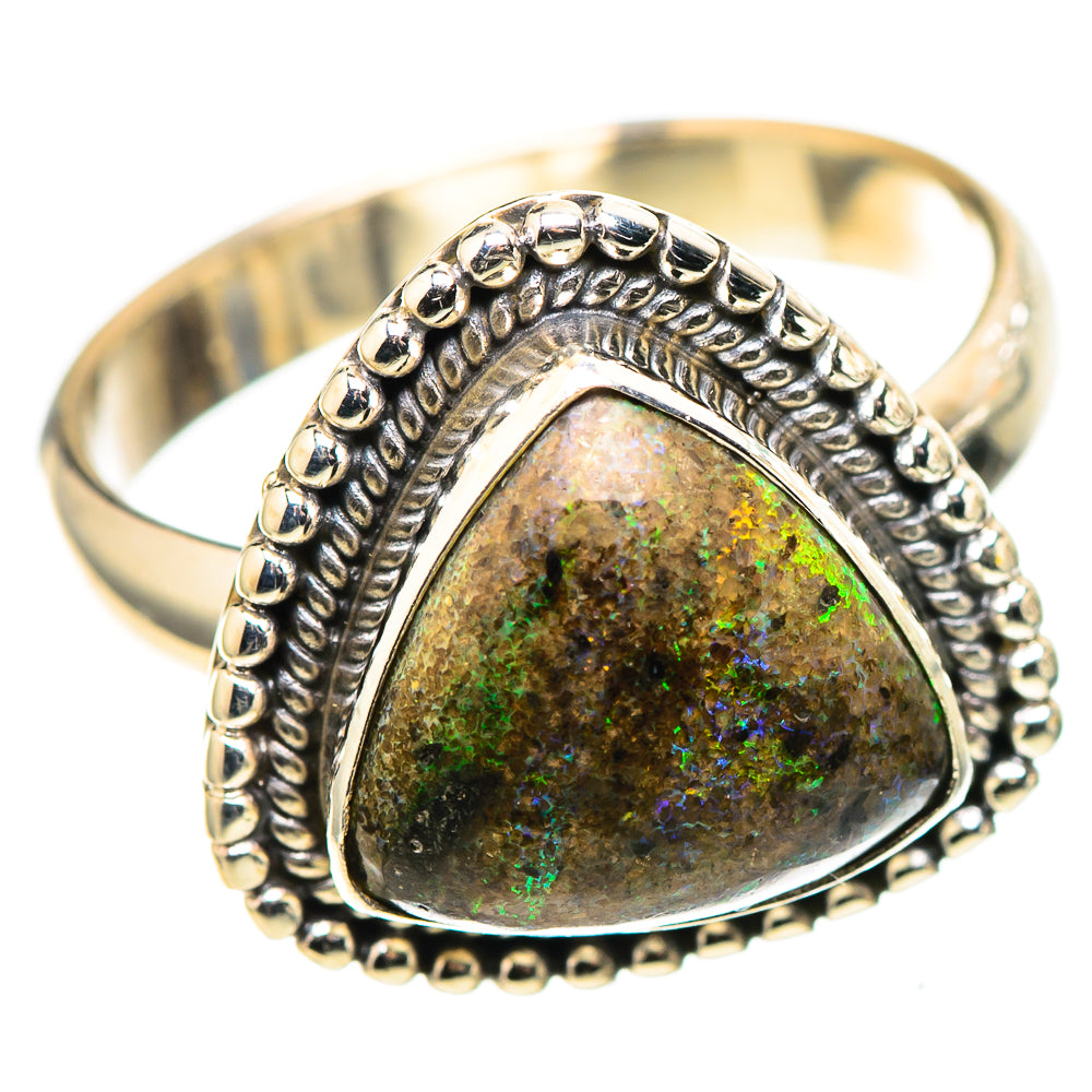 Andamooka Opal Ring Size 7 (925 Sterling Silver) RING136873