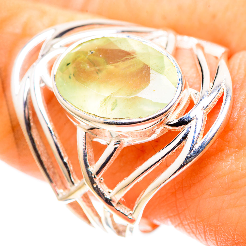 Prehnite 925 Sterling Silver Ring Size 9.75 (925 Sterling Silver) RING137379