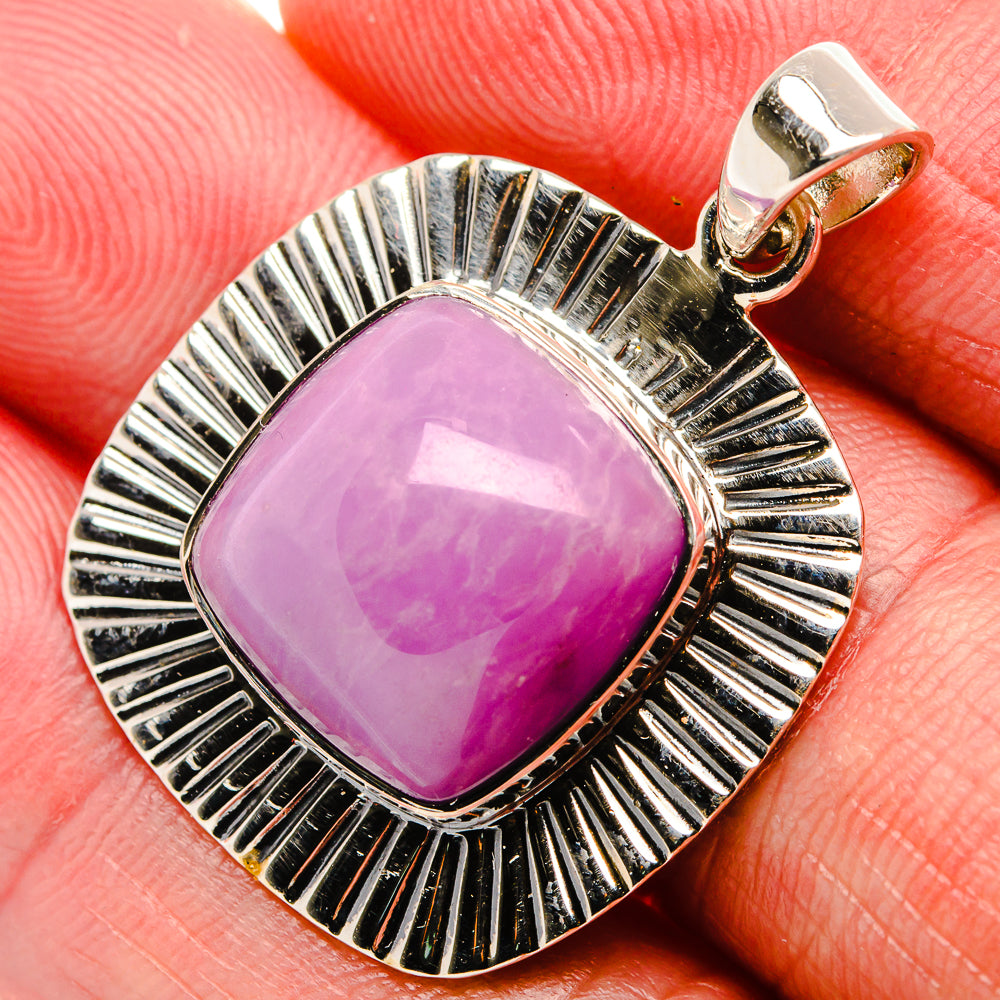 Phosphosiderite 925 Sterling Silver Pendant 1 3/8" (925 Sterling Silver) PD37628