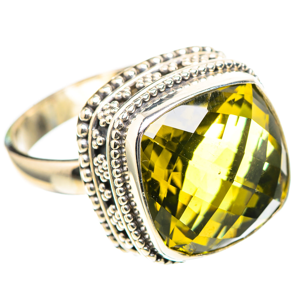 Lemon Quartz Ring Size 8.25 (925 Sterling Silver) RING136640