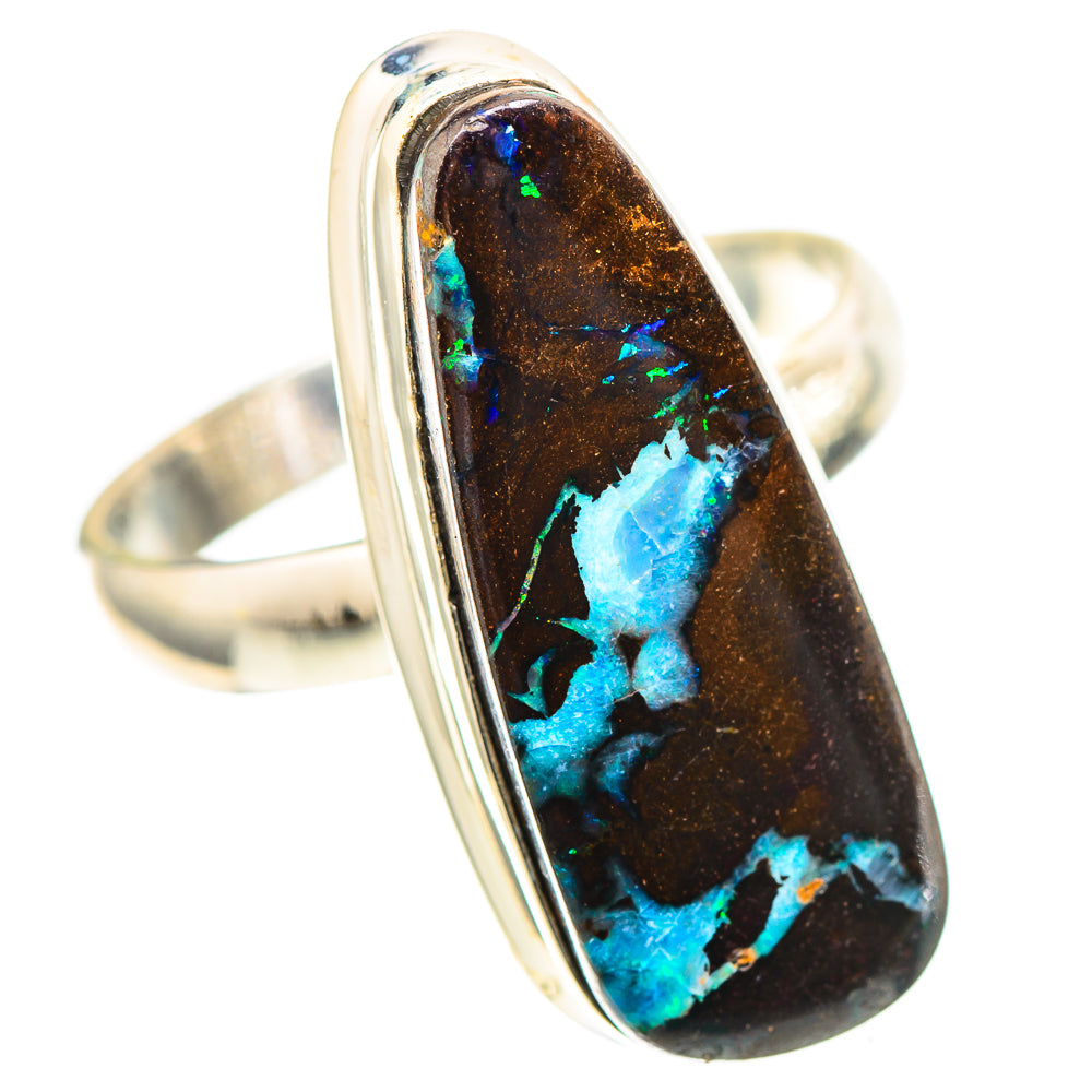 Boulder Opal 925 Sterling Silver Ring Size 9 (925 Sterling Silver) RING137439