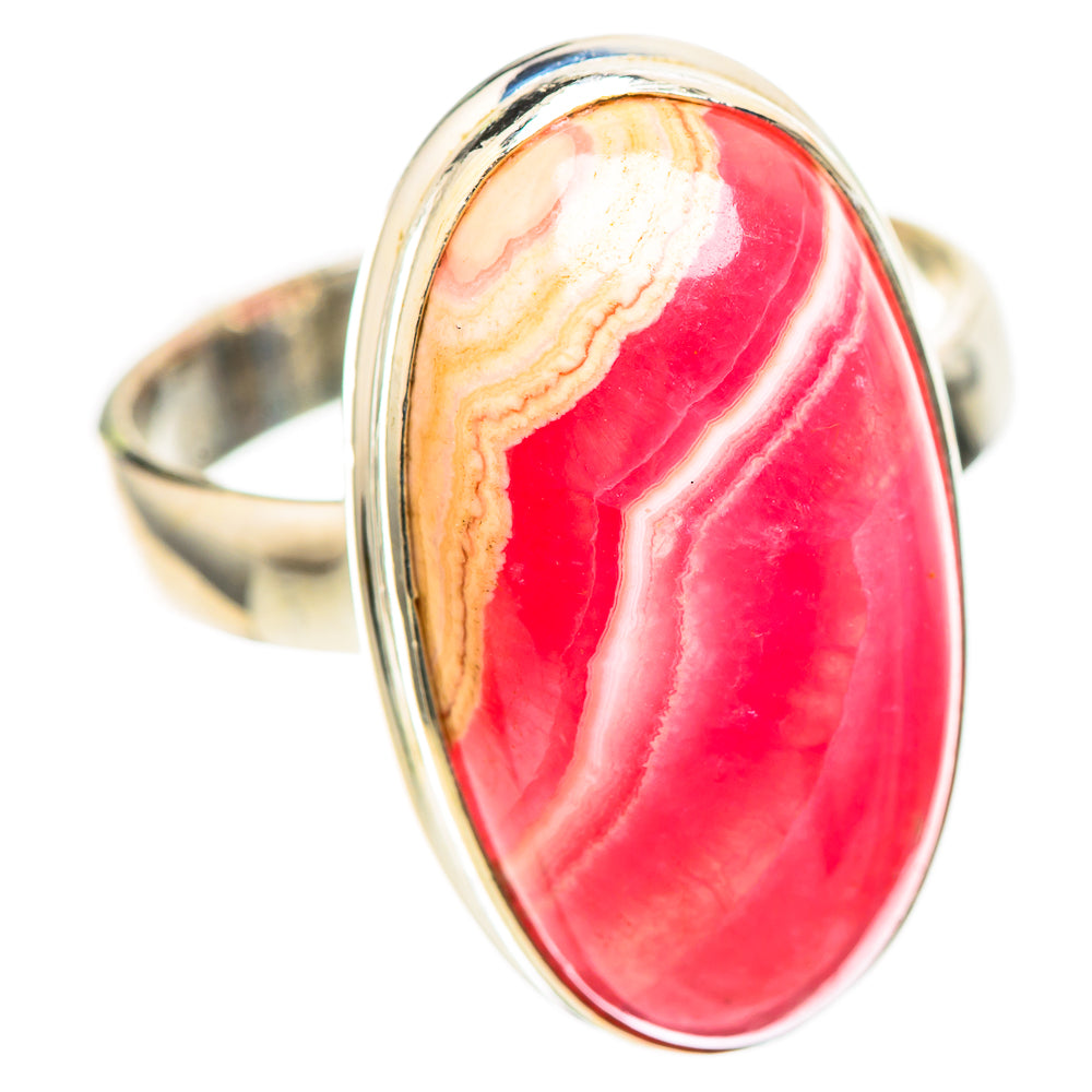 Rhodochrosite 925 Sterling Silver Ring Size 7.5 Ana Co R136214